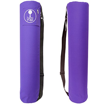 All-In-1 Pilates & Yoga Bag - The Hot Yoga Mat Bag with Full Length Zip, Easy Open Design, Cute Pocket And Adjustable Shoulder Strap - The Easy Way To Carry Your Yoga Mat! Fits Most Large Size Yoga Mats & Includes Environmentally Friendly Gift Packaging - Satisfaction Guaranteed