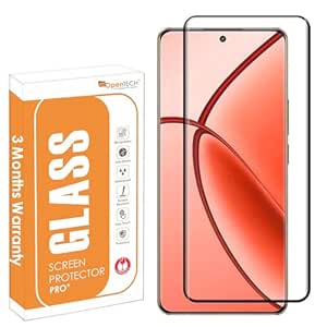 OpenTech® Tempered Glass Screen Protector Compatible For Realme P1 / Narzo 70 / Narzo 70 Pro/Realme 12 Plus With Edge To Edge Coverage And Easy Installation Kit