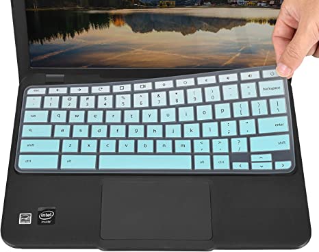 Keyboard Cover for Acer Chromebook R11 CB5-132T, Chromebook 14 CB3-431, Chromebook 514 CB514, Chromebook CB3-532, Chromebook R 13 CB5-312T, Chromebook Spin 311 CP311 CP315 CP713 - Gradual Mint