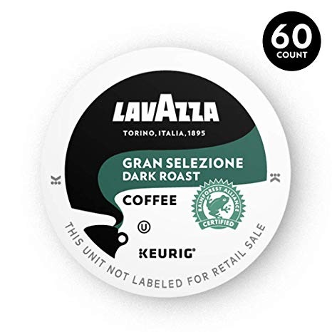 Lavazza Gran Selezione Single-Serve Coffee K-Cups for Keurig Brewer, Dark Roast, 10-Count Boxes (Pack of 6)