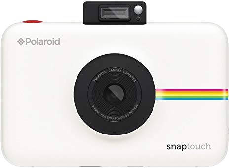 Polaroid Snap Touch Instant Print Digital Camera (White) with LCD Display and Zink Zero Ink Printing Technology