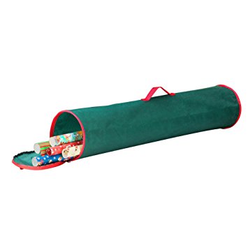 Elf Stor Christmas Gift 40 Inch Wrapping Paper Wrap Storage Bag Green