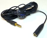 35mm Stereo Extension Cord w Volume Control and Mono  Stereo Switch - 10  70-023 1