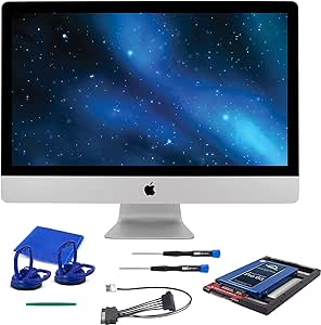 OWC SSD Upgrade Bundle for 2011 iMacs, Mercury Electra 500GB 6G SSD, AdaptaDrive 2.5" to 3.5" Drive Converter Bracket, in-line Digital Thermal Sensor Cable, Installation Tools, (OWCKITIM11HE500)