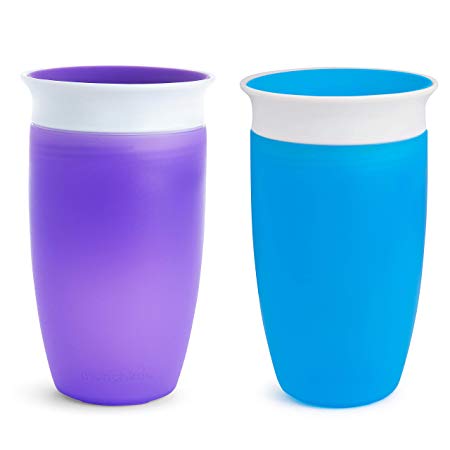 Munchkin Miracle 360 Sippy Cup, Blue/Purple, 10 Ounce, 2 Count