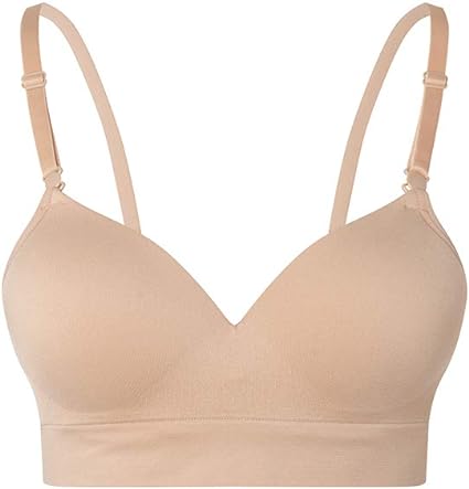 Lemef Wireless Bras for Women Seamless Padded Bras