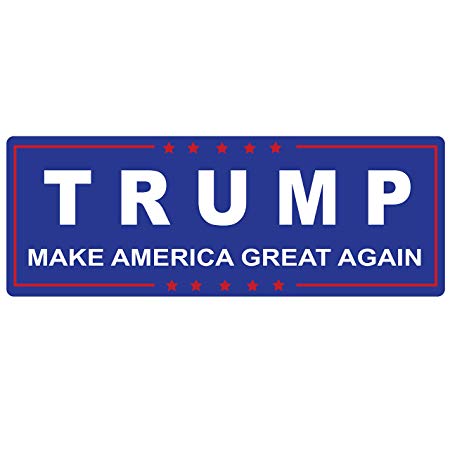 Trump Making America Great Again - Bumper Sticker Window Decal Vinyl - Donald for Presidential Election 2016