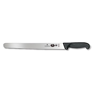 Victorinox Cutlery 12-Inch Slicing Knife, Black Fibrox Handle