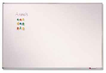 Quartet Dry Erase Board Porcelain Magnetic Whiteboard 4 x 8 Feet  Aluminum Frame PPA408