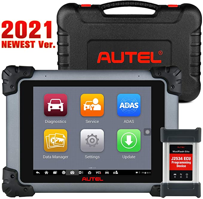 Autel MaxiSys MS908S Pro Diagnostic Scan Tool with J2534 ECU Programming, Proven Solution for US Market, Active Tests, 30  Special Functions, All Systems Diagnostics (Same as MaxiSys Elite, MK908P)