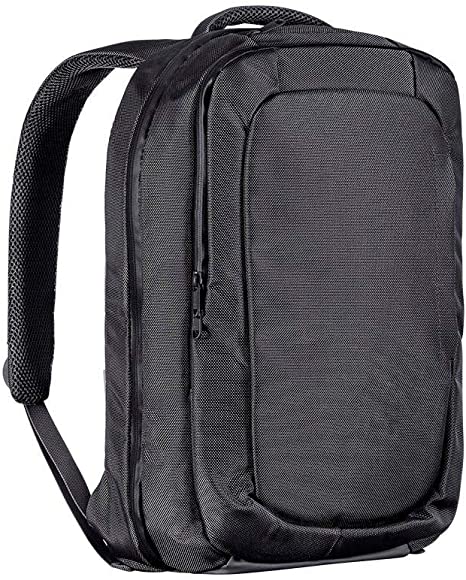 Monoprice Work Backpack - Black, 1680D Coated Ballistic Nylon, YKK AquaGuard, 15.6in TSA Friendly - Form Collection