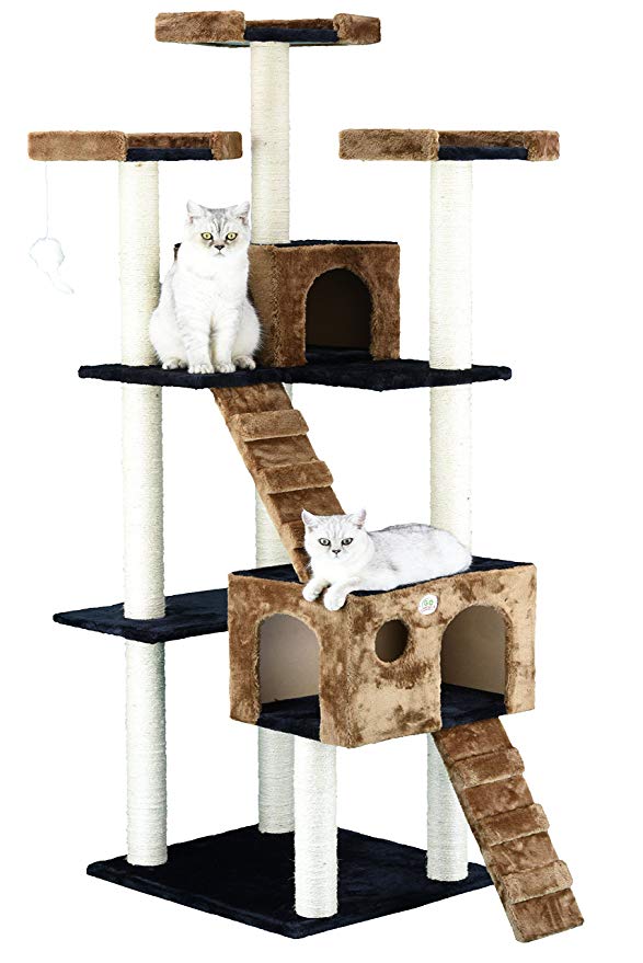 Go Pet Club Cat Tree Furniture 72 in. High Loft