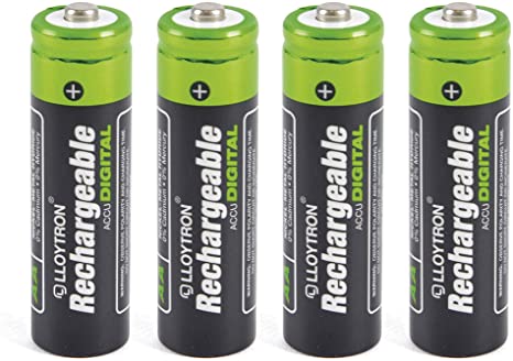 Rechargable Batteries-lloytron Rechargeable Battery 4 Pack 1300 Mah Size Aa