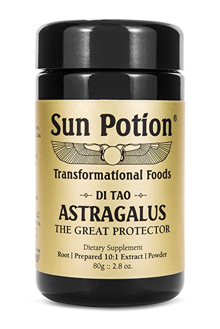 Sun Potion Astragalus (Wildcrafted) Powder Extract 80 Grams - Reputed as the Most Potent Qi Tonic in the World