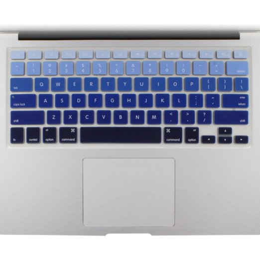All-inside Blue Ombre Color Keyboard Skin for MacBook Pro 13" 15" 17" (with or without Retina Display) / MacBoook Air 13"