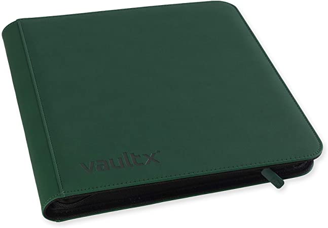 Vault X Premium Exo-Tec® Zip Binder - 12 Pocket Trading Card Album Folder - 480 Side Loading Pocket Binder for TCG