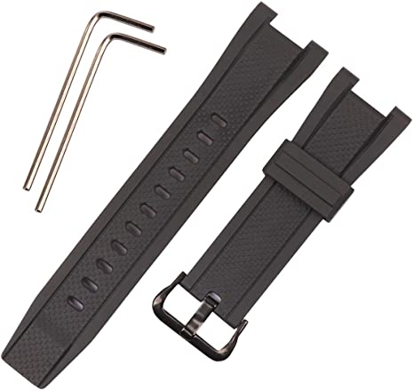 MCXGL Resin g Shock Strap Replacement for Casio GST-210 GST-W110 GST-W100 GST-S110 GST-S100 GST-B100 GST-S300 Watch Band