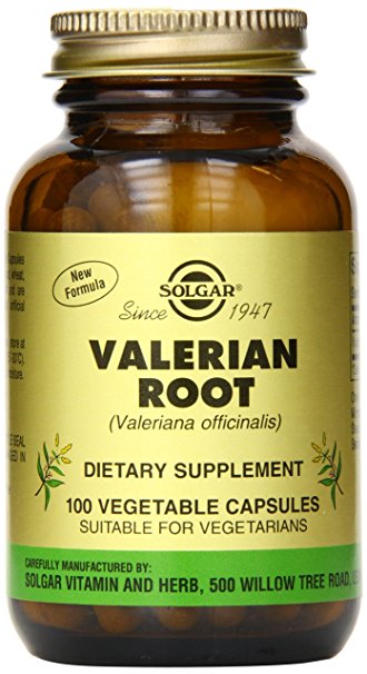 Solgar Valerian Root Vegetable Capsules, 100 Count