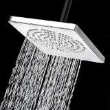 AKDY Bathroom 9 Rectangle Multi-Function Waterfall Rainfall Luxury Chrome Finish Shower Head Spray