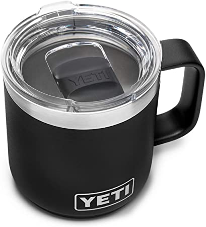 YETI Rambler 10 oz Stackable Mug, Vacuum Insulated, Stainless Steel with MagSlider Lid