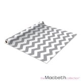 Self Adhesive Shelf Liner - 2 Pack - Rugby Chevron Graphite - Measure 15 H x 10 L style M-79820