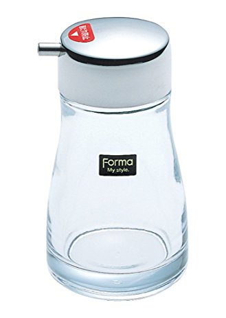 Glass and Stainless steel Soy sauce Pot by FORMA