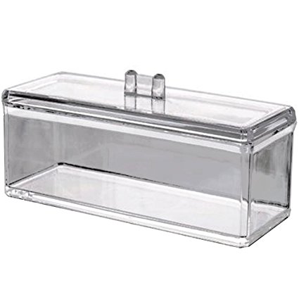 Clear Acrylic Makeup Organizer, Jewelry & Cosmetics Display Box, For Bathroom & Vanity, By AcryliCase