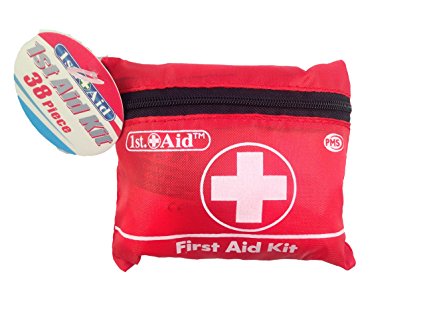 Globatek 38 Piece Pc First Aid Kit For Travel Home Car Emergency