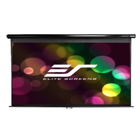 Elite Screens Manual 106-inch 169 Pull Down Projection Manual Projector Screen with Auto Lock M106UWH