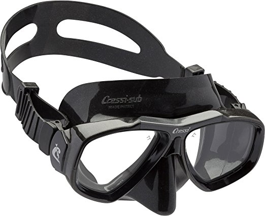 First Dive Mask with Inclined Lenses for Scuba Diving - optical lenses available | FOCUS made by Cressi: quality since 1946