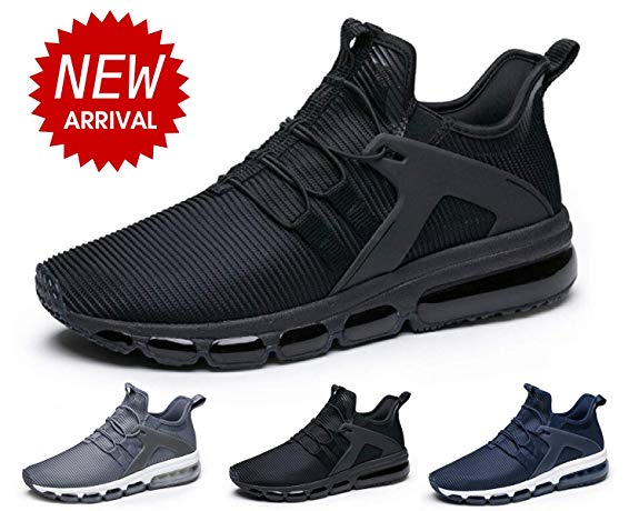 ONEMIX Men's Air Running Shoes,Casual Sneakers Breathable Athletic Gym Sports Slip On