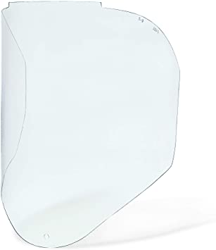 Uvex S8550 Clear Uncoated Replacement Visor, Polycarbonate