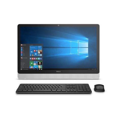 Dell Inspiron i3455-10041WHT 23.8 Inch Touchscreen All in One (AMD A8, 8 GB RAM, 1 TB HDD, White Bezel with SIlver Easel)
