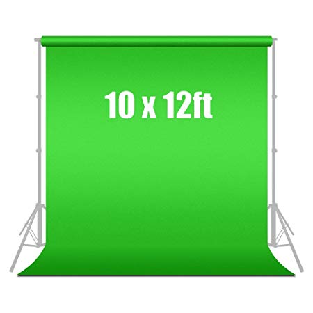 Limo10 Ft X 12 Ft Green Chromakey Photo Video Fabric Backdrop Background Screen, Agg187V2