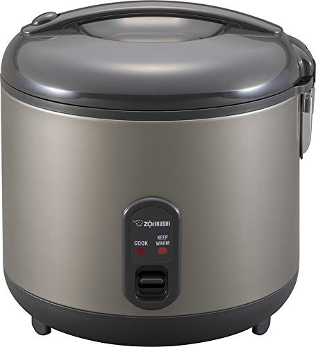 Zojirushi NS-RPC18HM Rice Cooker and Warmer, 1.8-Liter, Metallic Gray