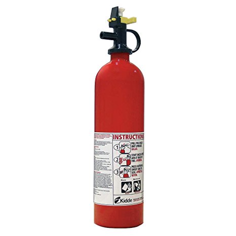KIDDE 4104000 Fire Extinguisher, Dry Chemical, BC, 5B:C