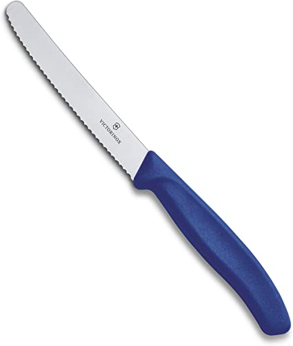 Victorinox Swiss Classic Tomato and Table Paring Knife, 4.3 inches, Blue