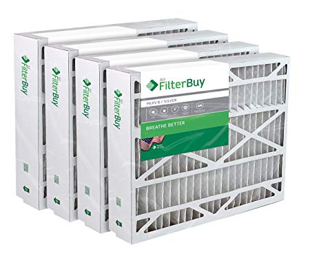 21x27x5 Trane Perfect Fit BAYFTFR21M Aftermarket Furnace Filter/Air Filter - AFB Silver (Merv 8). (4 Pack)