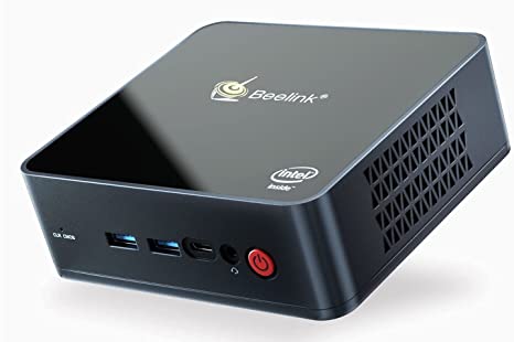 Beelink GK55 Mini PC 4-Cores Processor J4125(2.0GHz up to 2.7GHz) Windows 11 8GB RAM/128GB SSD Micro Desktop Computer Dual HDMI Port 4K Dual band Wifi Bluetooth 4.0 Gigabit Ethernet