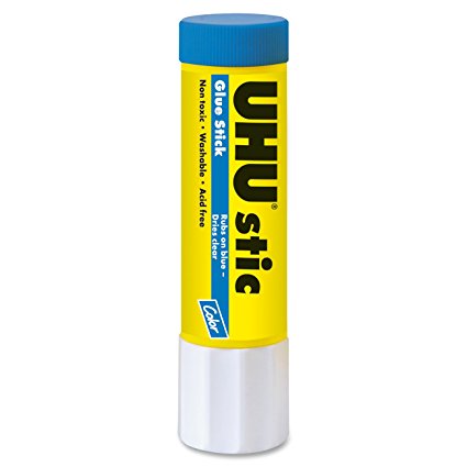 Saunders UHU Glue Stick, 0.74 oz., Blue(99602)