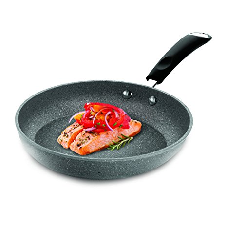 Bialetti Granito Nonstick Fry Pan, 10.25-Inch, Gray