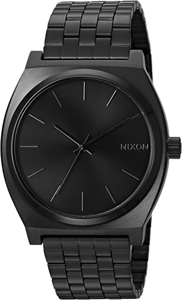 Nixon Men's A045-001 Stainless Steel Analog with Black Dial Watch