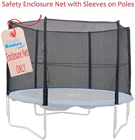 Upper Bounce Replacement Safety Enclosure Net -  Installs Outside of Frame