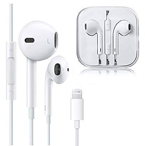 Earphones with Microphone Premium Earbuds Stereo Headphones and Noise Isolating Headset Control Compatible for MP3,MP4,Phone[2 Pack] (White0)
