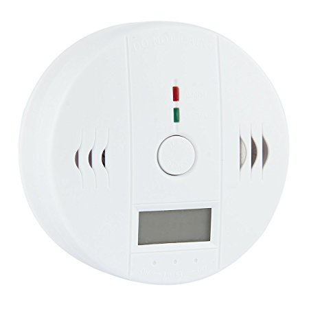Carbon Monoxide Detector, SOONHUA Carbon Monoxide Alarm LCD Display Portable Security Gas CO Alarm