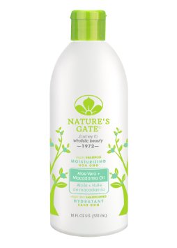 Natures Gate Aloe Vera Moisturizing Shampoo for Normal to Dry Hair 18-Ounce Bottles Pack of 4