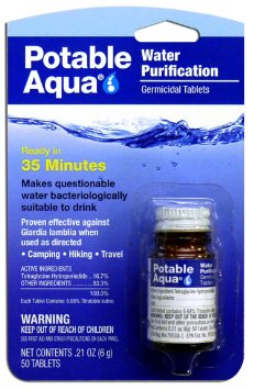 Potable Aqua Water Treatment Tablets