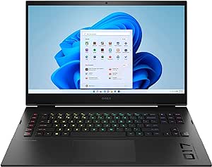 HP OMEN 17 17.3" FHD 144Hz Display Gaming Laptop - 12th Gen Intel Core i7-12700H 14-Core up to 4.70 GHz CPU, 32GB DDR5 RAM, 4TB (2 x 2TB) NVMe SSD, GeForce RTX 3070 Ti 8GB Graphics, Windows 11 Home