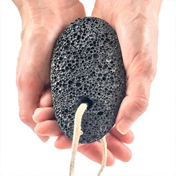 Natural Lava Pumice Stone - Perfect For Instantly Removing Rough Calloused Skin On Hands And Feet In The Shower (Small)