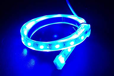 SMAKN® Waterproof Superbright 50cm Warm Blue SMD Led Strip Light Lamp with USB Cable Port 5V